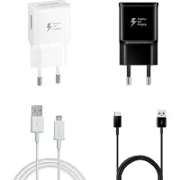 Samsung Adaptateur secteur ETA-U90EWE avec câble de chargement micro USB 2.0 ECB- DU4 EWE blanc