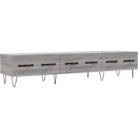 Syfax Meuble TV sonoma gris 150x36x30 cm bois d'ingénierie