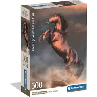 Clementoni , le Puzzle européen Made in Italie Puzzle Étalon Rouge Sauvage - 500 à 999 pièces