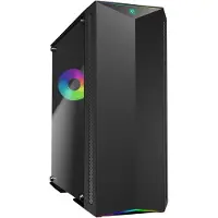 MSI MPG GUNGNIR 100 - Tour - ATX étendu - panneau latéral fenêtré (verre trempé) - pas d'alimentation (ATX) - noir, gris clair - USB/Audio