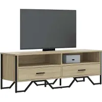 Prolenta Maison Exclusive - Meuble TV Chêne Sonoma 122x34x41 cm Matériau dérivé du bois