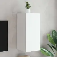 Prolenta Maison Exclusive - Meuble TV avec éclairage LED Blanc 30,5x35x70 cm