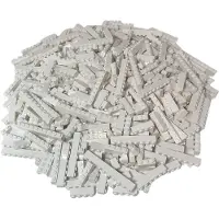 LEGO Briques à une rangée de briques blanches NOUVEAU Quantité 50x - Chaque mélange est composé individuellement