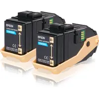Epson Toner S050608 Cyan 2x - Multipack
