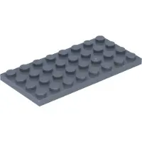 LEGO 100 pièces panneaux de construction, 4x8, gris foncé