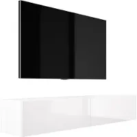 3Xeliving Meuble suspendu pour télévision : Largeur : 170 cm, Hauteur : 34 cm, Profondeur : 32 cm. Meuble bas pour télévision