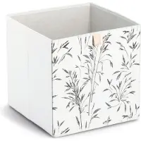 Zeller 14536 Grass Aufbewahrungsbox weiß 32,0 x 32,0 x 32,0 cm, 1 St.