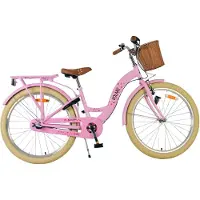 Volare Vélo enfant Blossom - Fille - 24 pouces - Rose - 3 vitesses