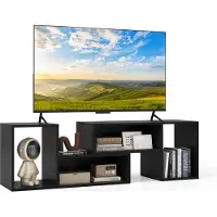 Costway Console TV 2 pièces Centre de divertissement moderne et minimaliste