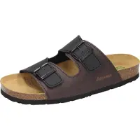 Brinkmann : Chaussures de ville pour hommes, chaussons, sandales, couleur marron, style décontracté