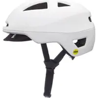 Bern Casque de vélo ajustable Major MIPS urban avec visière blanc M