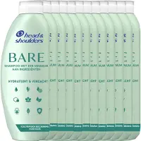 Procter & Gamble Shampooing antipelliculaire Head & Shoulders - Bare - Hydrate et adoucit - 400 ml - Paquet avantage - 12 pièces