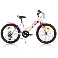 Dino Bikes Aurelia 420 Sport 20 pouces 31 cm Fille 6V V-Brems Blanc