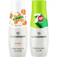 SodaStream Mirinda Zero + 7Up Zero Sodasirup Set 2-tlg.