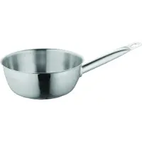 Schulte Ufer Schulte-Ufer Sauteuse Profi-Line i, Casserole à manche, Acier inoxydable 18/10, 16 cm, 1 L, 6479-16