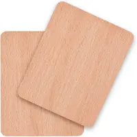 Syntrox Germany 2x Universal Untersetzer aus Holz für Raclettepfännchen