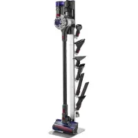 Vevor Support d'aspirateur 126 cm, pour aspirateur sur pied et accessoires Dyson série G5 V15 V12 V11 V10 V8 V7 V6, support au sol, argenté
