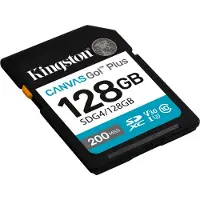 Kingston SDG4/128GB SD Card 128GB SDXC Canvas Go Plus C10 retail
