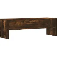 Sonstiges Meuble TV chêne fumé 120x40x40 cm bois d'ingénierie