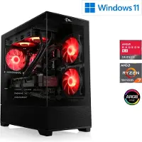 CSL-Computer PC gaming M12210H AMD Ryzen 7 7800X3D 5 GHz 32 Go de RAM 2 To SSD AMD Radeon RX 9070 XT 16 Go GDDR6 94