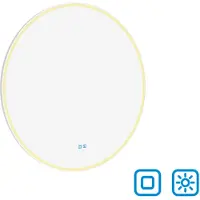 Nimco Miroir rond LED avec éclairage ZP 28000 Ø 80 cm IP 44