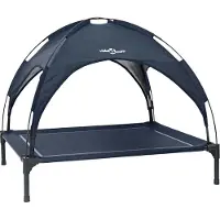 Syfax Lit pour Chien Bleu marine 90 x 81 x 80,5 cm Acier
