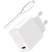 Wow CS 20W USBC PD + Cable C/MFI 1m Blanc