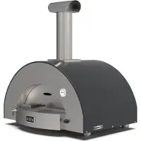 ALFA FORNI Classico 2 Pizze Hybrid Schiefer Grau
