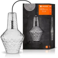 Ledvance Lampe suspendue pour plafond, E27, Vintage 1906 Carved / 220...240 V, matériau du boîtier : verre