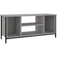 Syfax Meuble TV sonoma gris 102x35x45 cm bois d'ingénierie