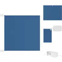 vidaXL Store vertical Bleu 60x800 cm Tissu Oxford - Parasols & Protection solaire