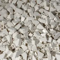 LEGO 2x1 Tuiles inclinées Blanc pour toit - 3040 NOUVEAU ! Quantité 25x