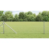 Syfax Clôture en fil soudé avec pointes 50 x 0,6 m (L x H)