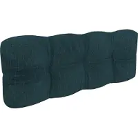 Pokar Coussin pour palette avec belle surpiqûre Garniture canapé de palette, Taille:Coussin de dos 120 x 40, Couleur:Vert foncé
