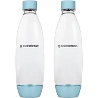 SodaStream Bouteilles Fresh Blue - Lot de deux résistantes au lave-vaisselle