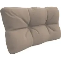 Pokar Coussin pour palette avec belle surpiqûre Garniture canapé-palette, Taille:Coussin latéral 60 x 40, Couleur:Beige
