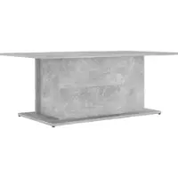Syfax Table basse gris béton 102x55,5x40 cm bois d'ingénierie