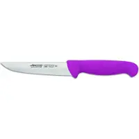 Arcos Couteau de cuisine 2900 - Prof 290431 en acier inoxydable Nitrum et mangue ergonomique polypropylène Fuscia couleur et 13 cm de lame, vitrine