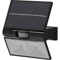 Osram ENDURA Projecteur solaire d'extérieur avec lumière du jour et détecteur de mouvement en gris foncé, protection IP44, remplace les projecteurs à lampe halogène