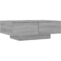 Syfax Table basse Sonoma gris 90x60x31 cm Bois d'ingénierie
