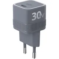 Force Power CS 30W USB C PD GaN CUBE Gris Recycle