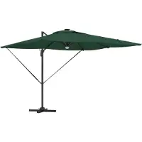 Syfax Parasol Roma Vert 286 x 284 x 270 cm Aluminium et polyester