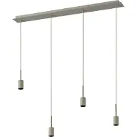 Osram Decor Suspension Needle Linear 4xE27, beige, acier, ampoules décoratives compatibles, IP20