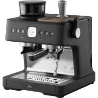 AEG EC8-1-8BP, Machine à espresso, 3 l, Moulin à café intégré, Noir