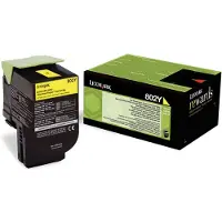 Lexmark 80C20Y0 (802Y) - Jaune - Toner