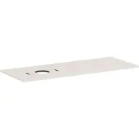 Hansgrohe Xilesa E Console avec découpe à gauche pour lavabo à poser, sans trou pour robinetterie, 1375x550x16mm, 54278780
