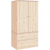 Syfax Garde-robe ALTA 90x55x170 cm bois massif de pin