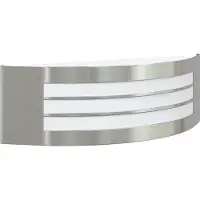 Syfax Applique Murale Extérieure Argenté 32 x 10 x 10 cm