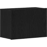 Syfax Meuble TV Chêne noir 60x30x41 cm Bois d'ingénierie