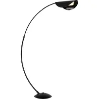 Globo Lighting Lampadaire métal noir mat, LED